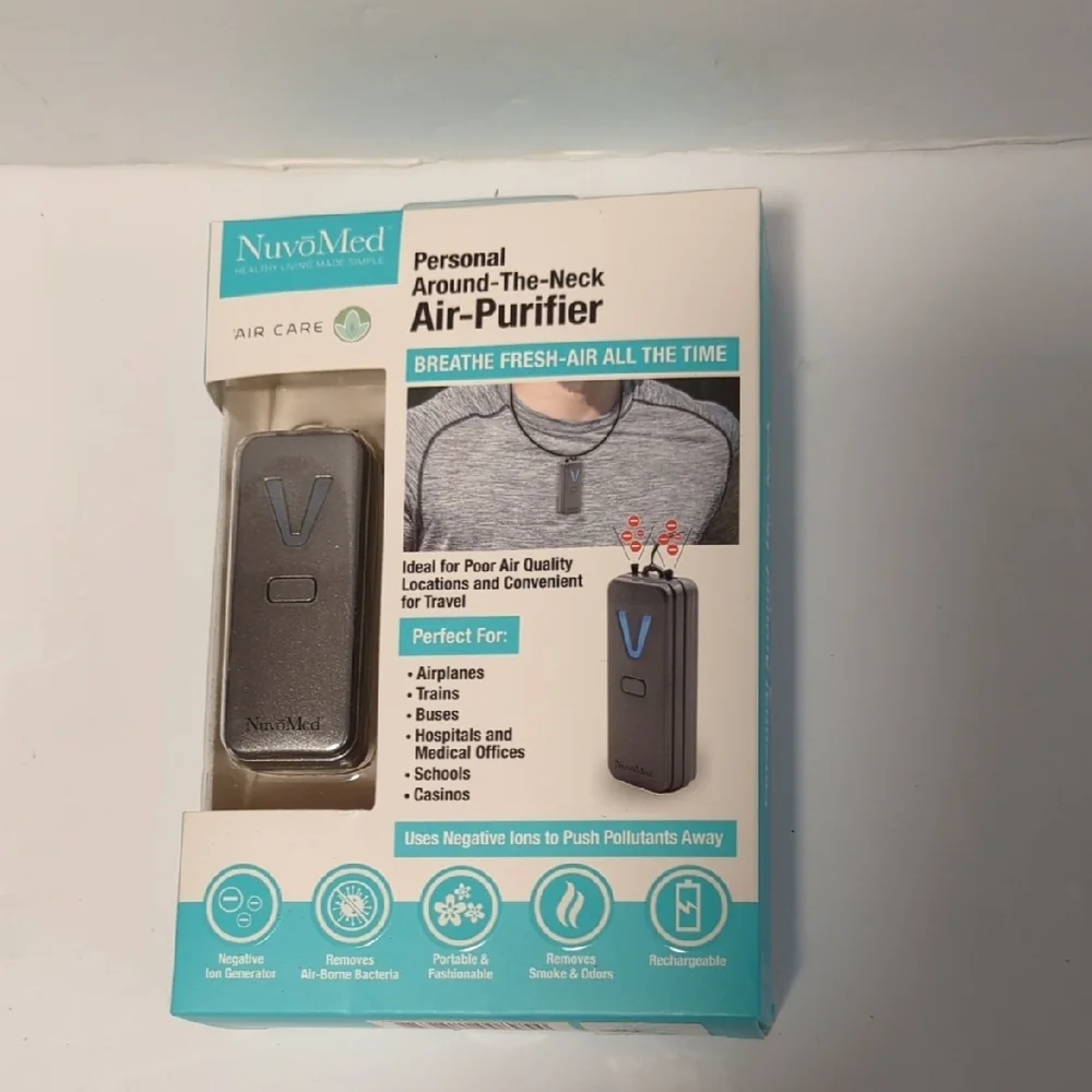 NuvoMed Personal Air-Purifier, New In Box